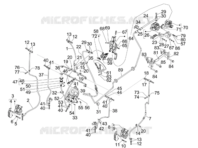 Brakes pipes - Calipers