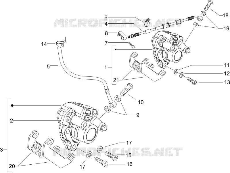Brakes pipes - Calipers