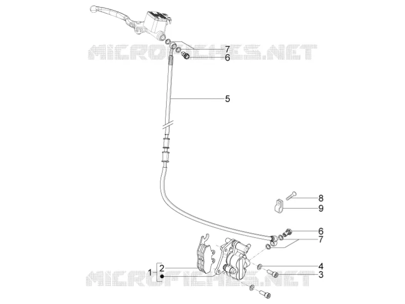 Brakes pipes - Calipers