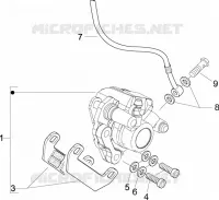 Brakes pipes - Calipers