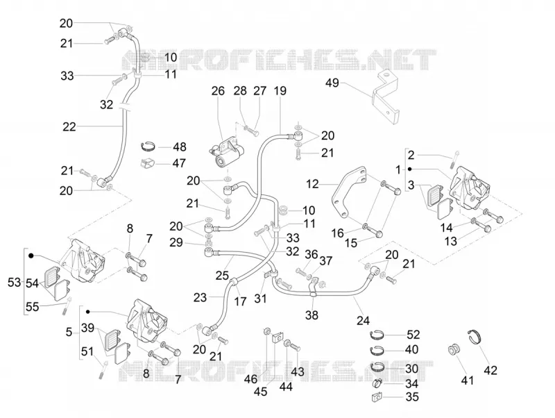 Brakes pipes - Calipers