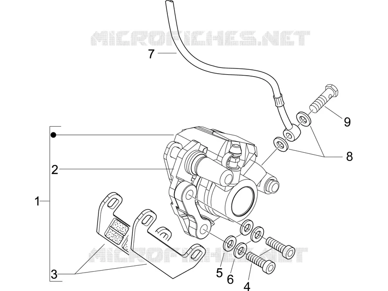 Brakes pipes - Calipers
