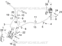 Brakes pipes - Calipers