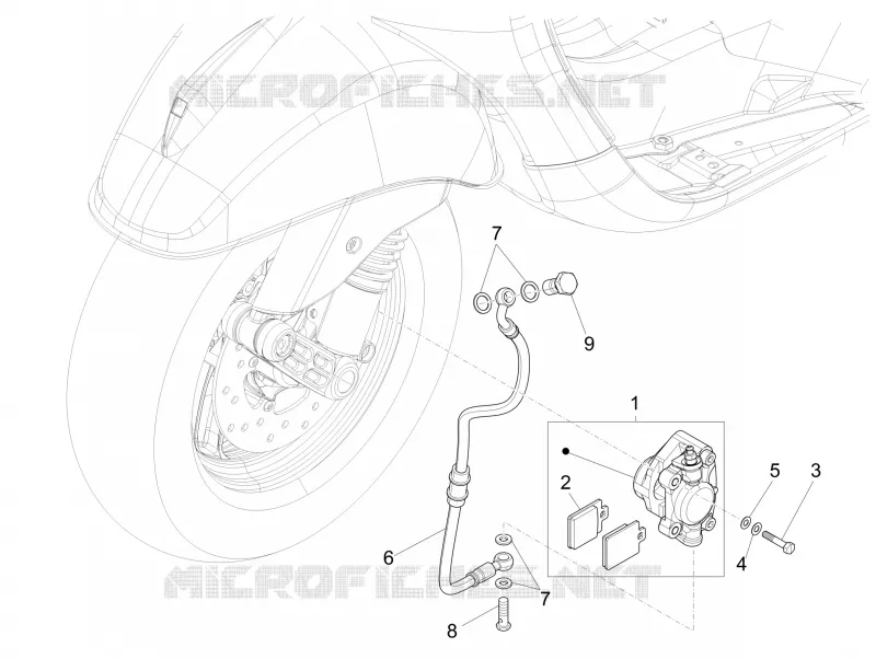 Brakes pipes - Calipers