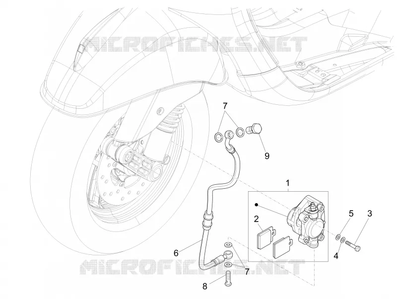 Brakes pipes - Calipers