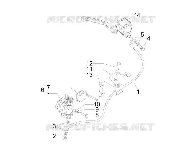 Brakes pipes - Calipers