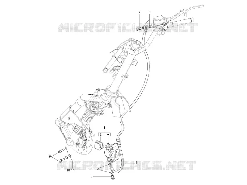 Brakes pipes - Calipers