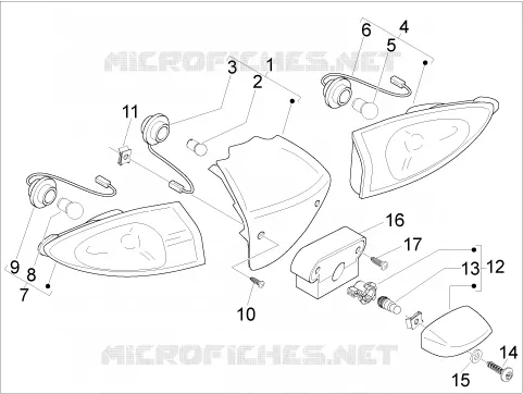 Rear headlamps - Turn signal lamps