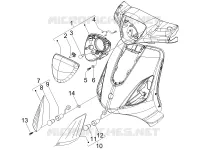 Front headlamps - Turn signal lamps