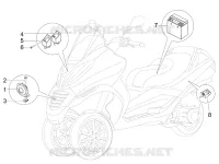 Remote control switches - Battery - Horn