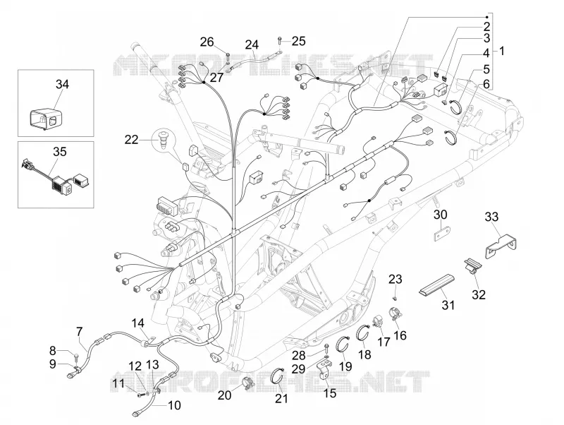 Main cable harness