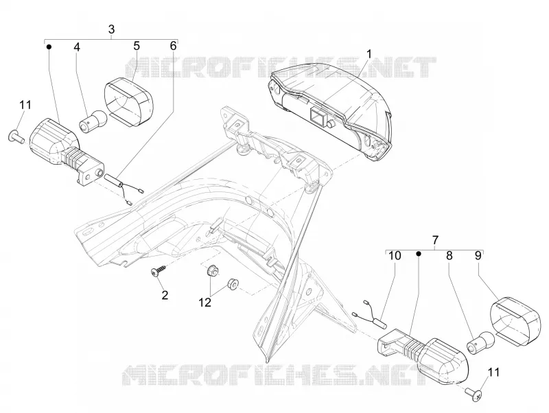 Rear headlamps - Turn signal lamps
