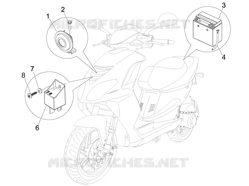 Remote control switches - Battery - Horn