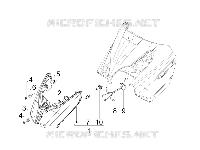 Front headlamps - Turn signal lamps