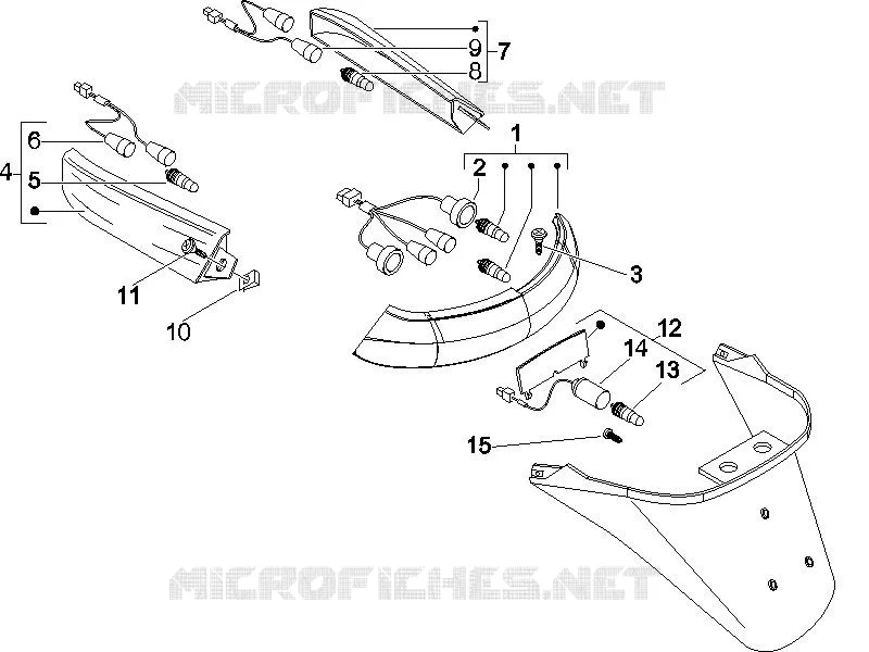 Rear headlamps - Turn signal lamps