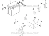 Remote control switches - Battery - Horn