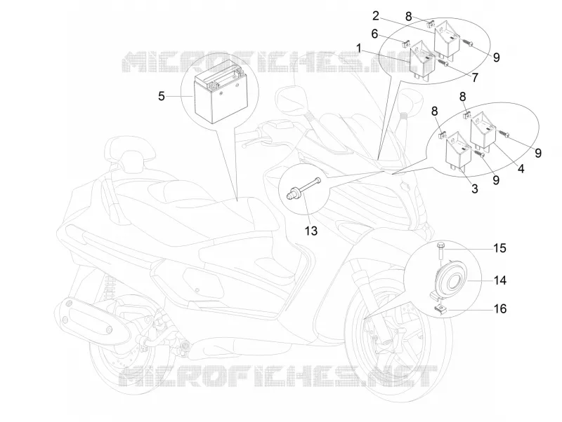 Remote control switches - Battery - Horn