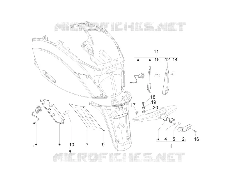 Rear headlamps - Turn signal lamps
