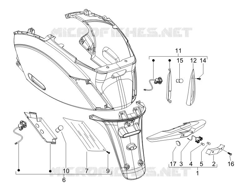 Rear headlamps - Turn signal lamps