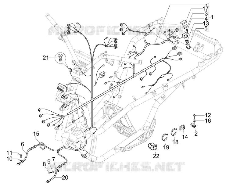 Main cable harness