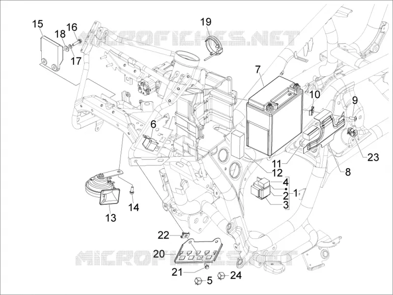Remote control switches - Battery - Horn