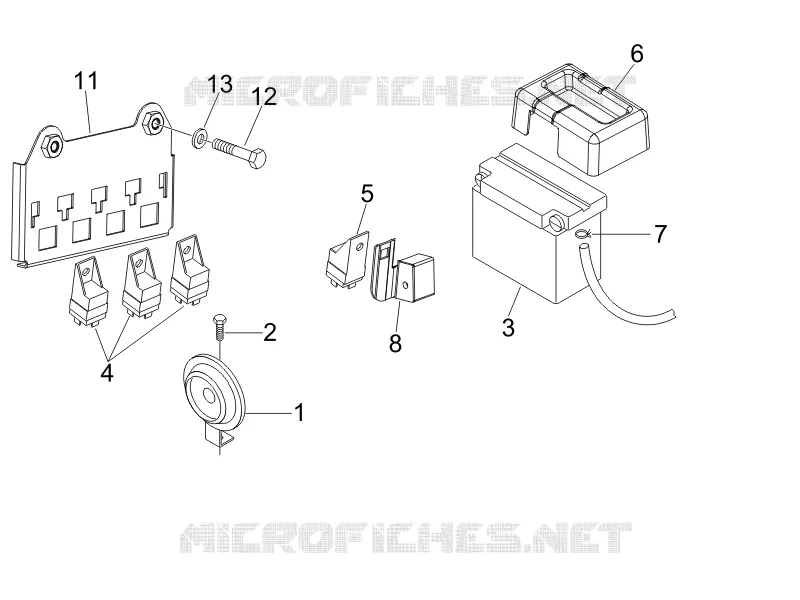 Remote control switches - Battery - Horn