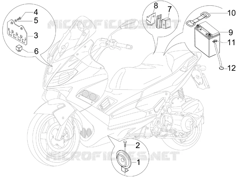 Remote control switches - Battery - Horn