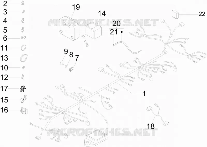 Main cable harness