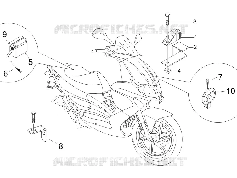 Remote control switches - Battery - Horn