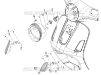 Front headlamps - Turn signal lamps