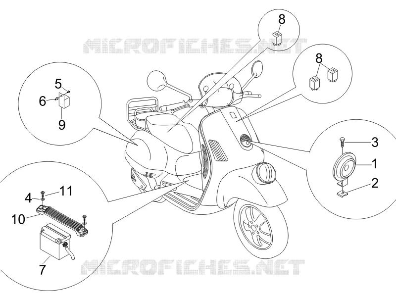 Remote control switches - Battery - Horn