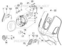 Front headlamps - Turn signal lamps