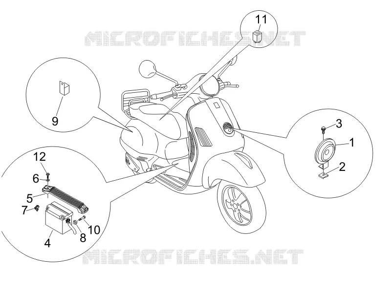 Remote control switches - Battery - Horn