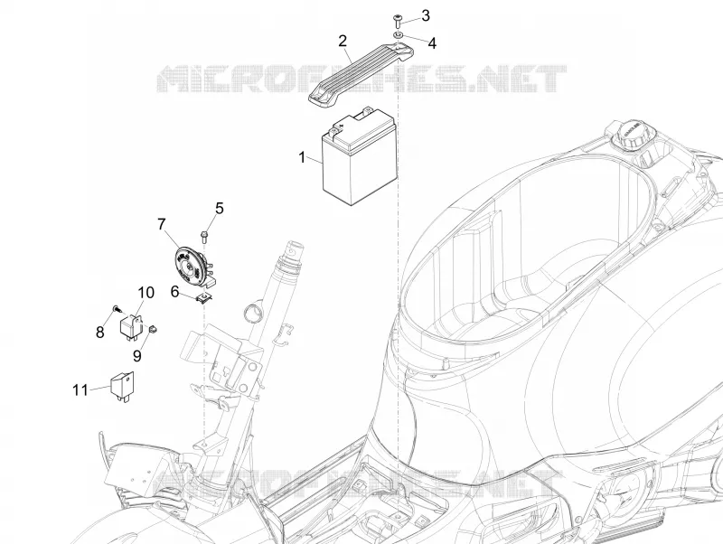 Remote control switches - Battery - Horn