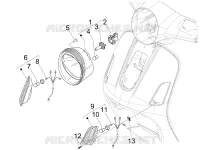 Front headlamps - Turn signal lamps