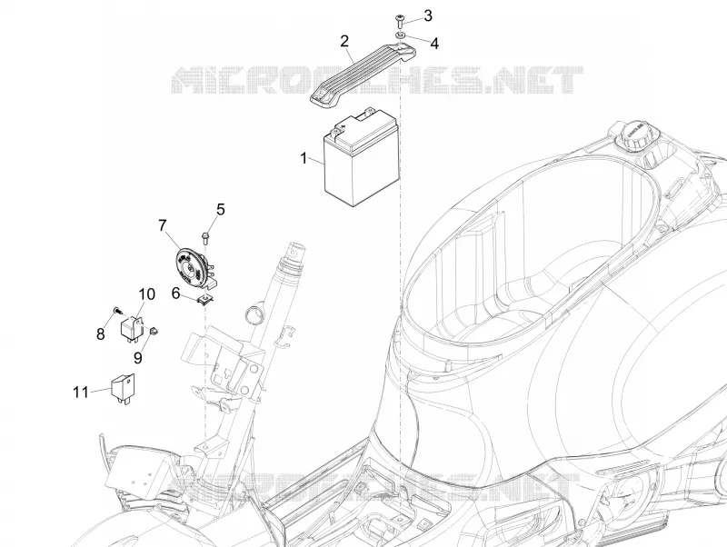 Remote control switches - Battery - Horn