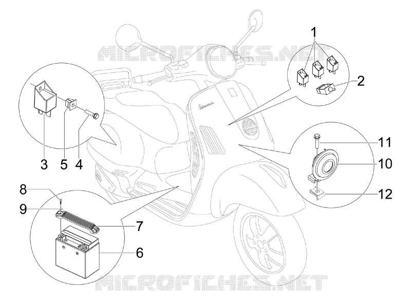Remote control switches - Battery - Horn