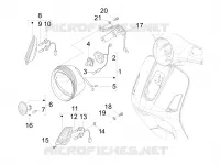 Front headlamps - Turn signal lamps