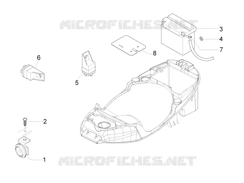 Remote control switches - Battery - Horn