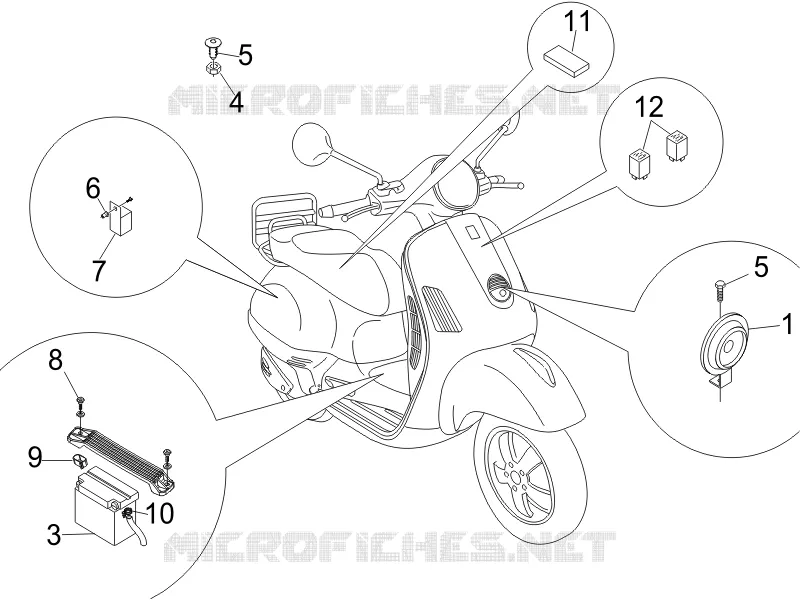 Remote control switches - Battery - Horn