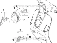 Front headlamps - Turn signal lamps