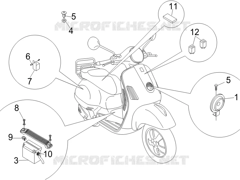 Remote control switches - Battery - Horn
