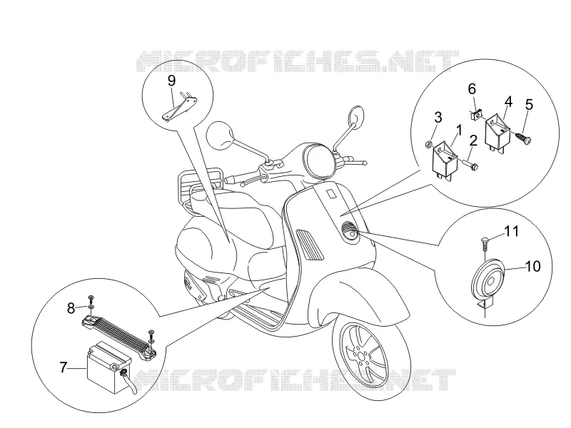 Remote control switches - Battery - Horn
