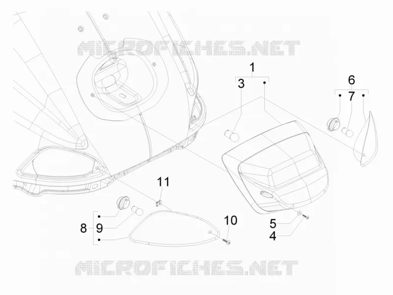 Rear headlamps - Turn signal lamps