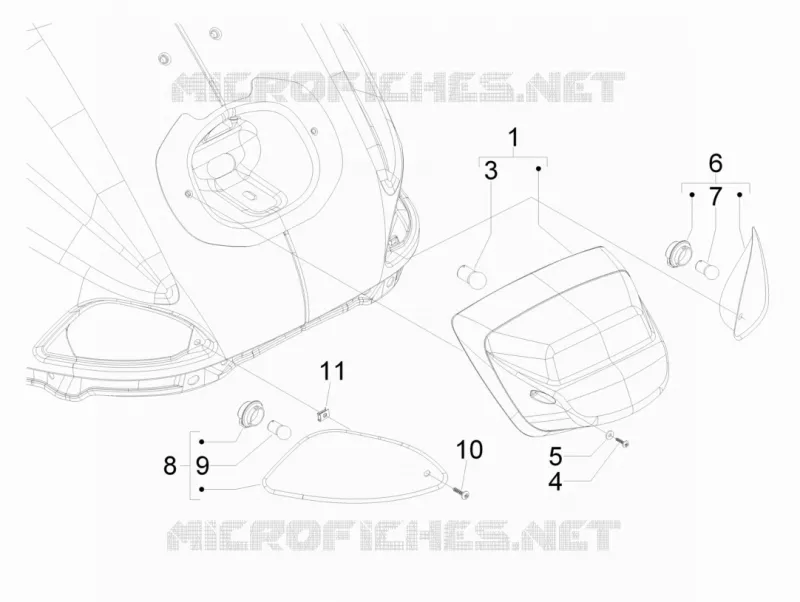Rear headlamps - Turn signal lamps