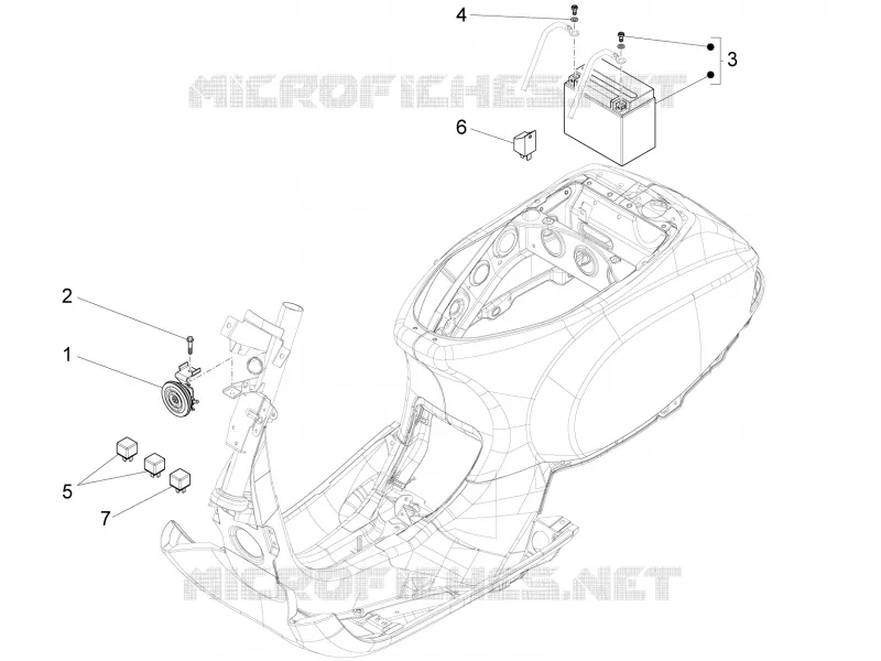 Remote control switches - Battery - Horn