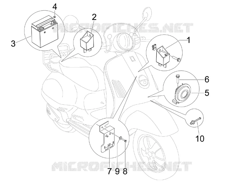 Remote control switches - Battery - Horn