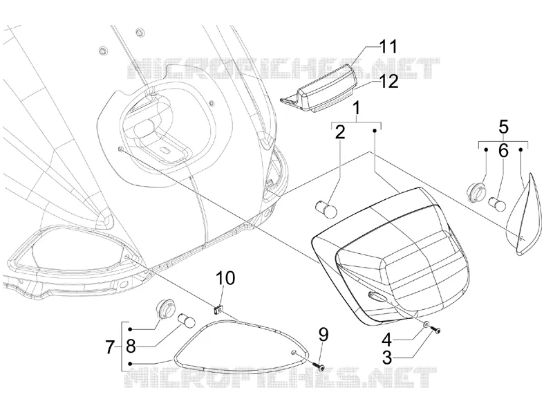 Rear headlamps - Turn signal lamps