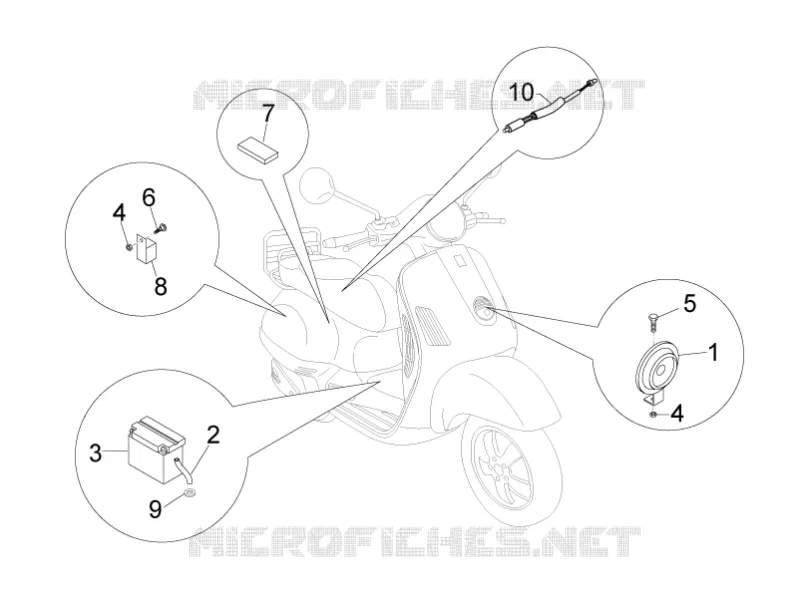 Remote control switches - Battery - Horn