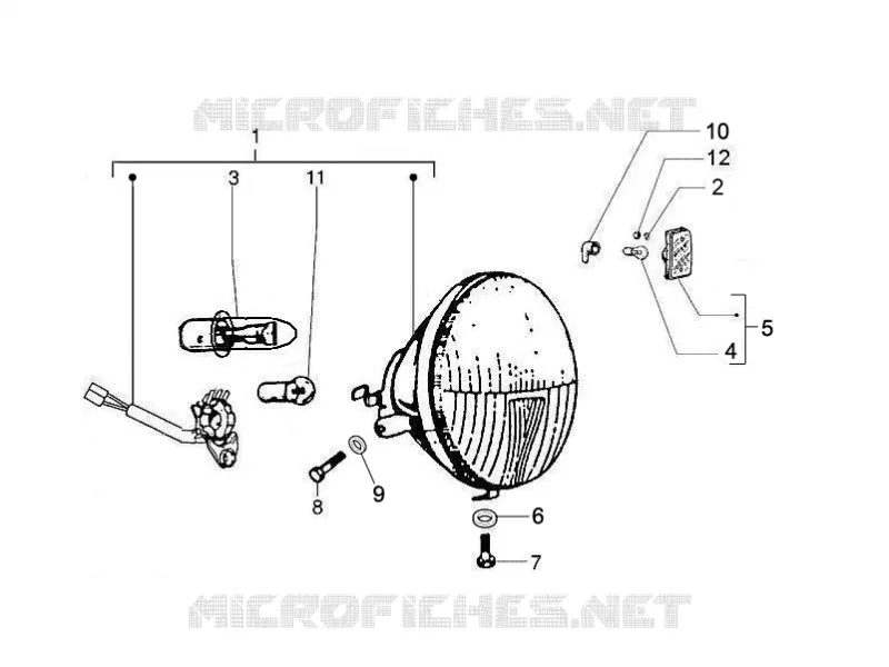 Front headlamps - Turn signal lamps